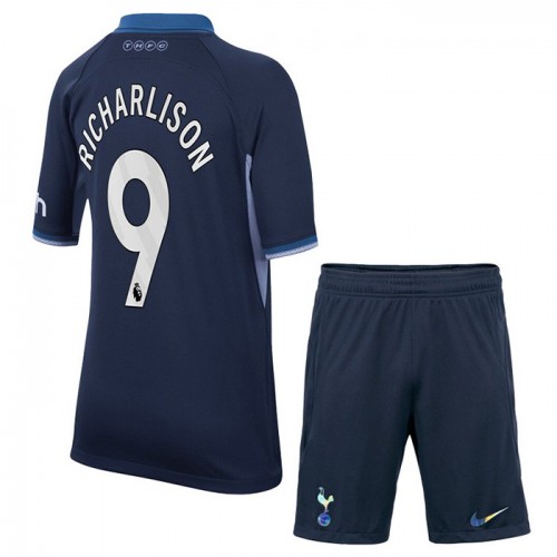 Dětský Fotbalový Dres Tottenham Hotspur Richarlison 9 Venkovní Dresy 2023-24 Dětský Fotbalový Dres Tottenham Hotspur Richarlison 9 Venkovní Dresy 2023-24